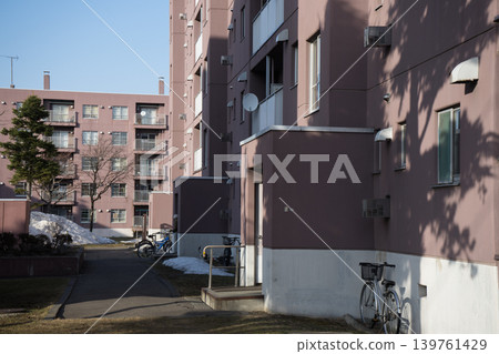 Traditional apartment building Traditional apartment building 139761429