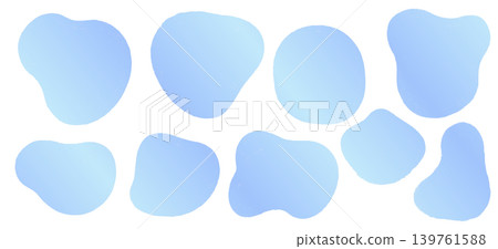Abstract fluid shape material illustration Abstract fluid shape material illustration 139761588