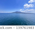 Sakurajima, the sky, and the sea in Kagoshima Prefecture 139761983