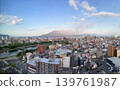 A panoramic view of Sakurajima and Kagoshima city. 139761987