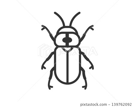 Firefly icon (line drawing) illustration Firefly icon (line drawing) illustration 139762092