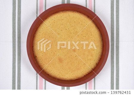 Baked Shortbread Biscuit Base in Mold Baked Shortbread Biscuit Base in Mold 139762431