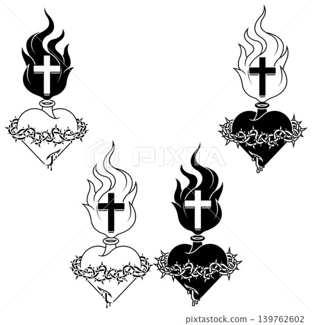 Sacred Heart of Jesus Outline Sacred Heart of Jesus Outline 139762602