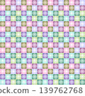 Pastel Heart Geometric Seamless Pattern 139762768