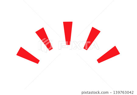 Simple accent material with a focus line style (red) 139763042