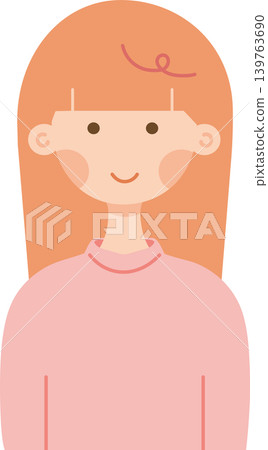 pink hair girl pink hair girl 139763690