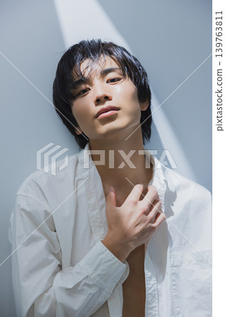 man in white shirt man in white shirt 139763811