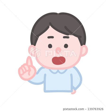 A man pointing at a finger 139763926