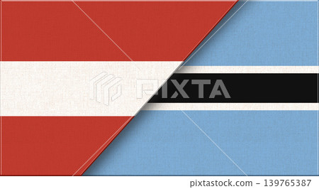 Flags of Azerbaijan and Botswana. Azerbaijani and Botswana National flags Flags of Azerbaijan and Botswana. Azerbaijani and Botswana National flags 139765387