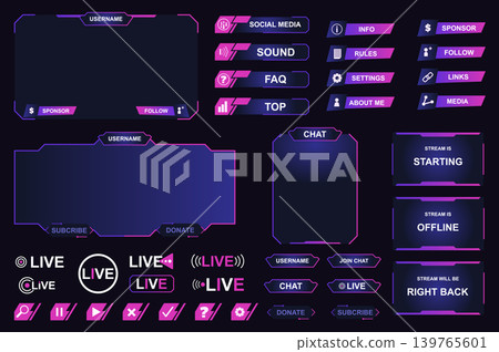 Twitch Streaming Interface Twitch Streaming Interface 139765601