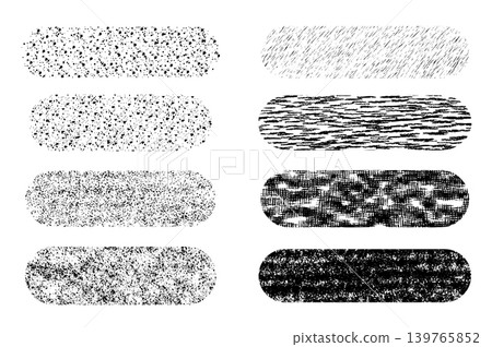 Stipple scatter brush mega set elements in flat graphic design. Bundle objects of artistic ink drawing and shadow texturing effect, monochrome grunge patterns with dots and noise. Vector illustration. Stipple scatter brush mega set elements in flat graphic design. Bundle objects of artistic ink drawing and shadow texturing effect, monochrome grunge patterns with dots and noise. Vector illustration. 139765852