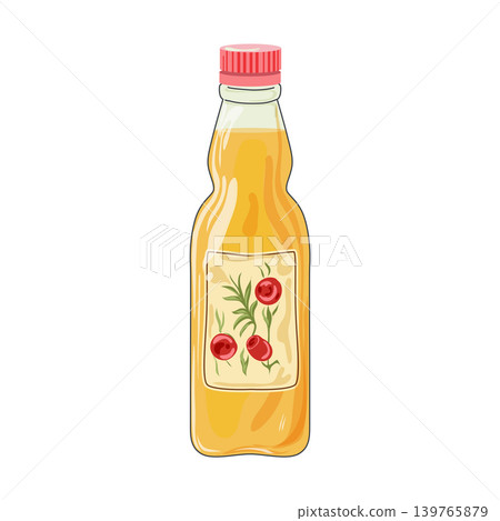 Oil sauce in bottle in flat design. Vinegar or olive condiment product. Vector illustration isolated. Oil sauce in bottle in flat design. Vinegar or olive condiment product. Vector illustration isolated. 139765879