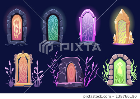 Magic Doors Set Magic Doors Set 139766180