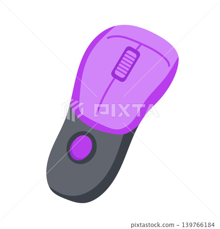 Gamer hand controller in flat design. Professional video game accessory. Vector illustration isolated. 139766184