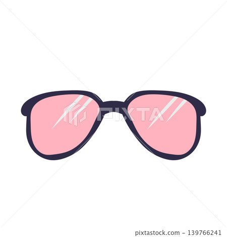 Cycling sunglasses in flat design. Sport goggles for biking, fashion eyewear. Vector illustration isolated. Cycling sunglasses in flat design. Sport goggles for biking, fashion eyewear. Vector illustration isolated. 139766241