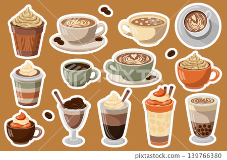Coffee Stickers Coffee Stickers 139766380