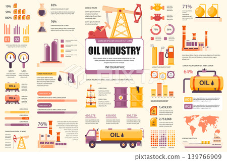Bundle oil industry infographic UI, UX, KIT elements. Different charts, diagrams, workflow, transport, factory, crude extraction, graphs design template. Vector info graphic and infographics set. Bundle oil industry infographic UI, UX, KIT elements. Different charts, diagrams, workflow, transport, factory, crude extraction, graphs design template. Vector info graphic and infographics set. 139766909