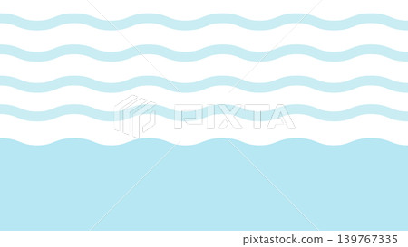 Wave background material, flat design Wave background material, flat design 139767335
