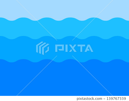 Wave background material, flat design 139767339