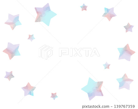 水彩風格背景,點綴著零星星星 水彩風格背景,點綴著零星星星 139767359