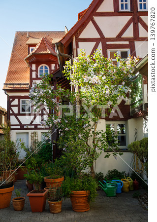 Half-timbered Houses Street in FuerthGermany Old Town Half-timbered Houses Street in FuerthGermany Old Town 139767820