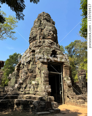 2026 年 1 月,吳哥考古公園的一部分-塔布隆寺西門。 2026 年 1 月,吳哥考古公園的一部分-塔布隆寺西門。 139769417