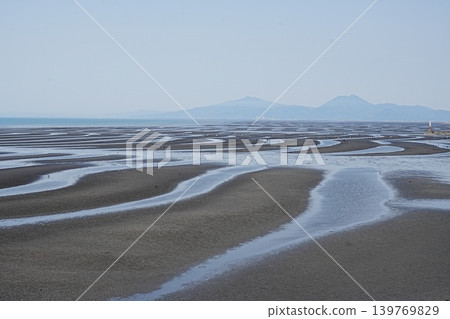 The beautiful curves of the sand at Mikoshiku Beach The beautiful curves of the sand at Mikoshiku Beach 139769829