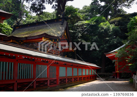 浪漫的茨城(鹿島神社正殿在輝煌的前景中熠熠生輝。)鹿島神社“令和時代大修” 浪漫的茨城(鹿島神社正殿在輝煌的前景中熠熠生輝。)鹿島神社“令和時代大修” 139769836