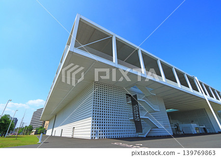從愛知縣名古屋市看到的名古屋藝術大學。 從愛知縣名古屋市看到的名古屋藝術大學。 139769863
