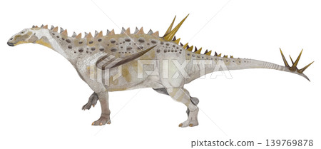 The dinosaur Gigantospinosaurus, a small stegosaurid with a large name. The dinosaur Gigantospinosaurus, a small stegosaurid with a large name. 139769878