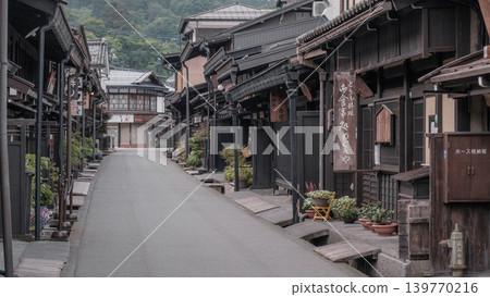 飛Tak高山的老城鎮景觀 飛Tak高山的老城鎮景觀 139770216