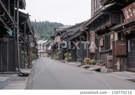 飛Tak高山的老城鎮景觀 飛Tak高山的老城鎮景觀 139770218