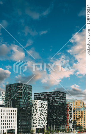 Barcode Project building facades in Bjorvika, Oslo Barcode Project building facades in Bjorvika, Oslo 139770884