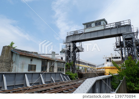青函渡輪的活動橋，現存於青森港 139770894