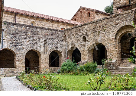 Abbey of Saint Martin du Canigou. Pyrenees-Orientales department in France, founded by monks of the Benedictine order Abbey of Saint Martin du Canigou. Pyrenees-Orientales department in France, founded by monks of the Benedictine order 139771305