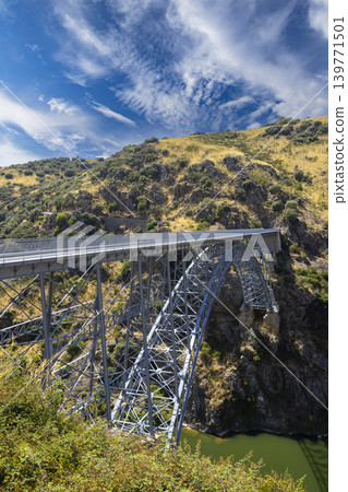 Puente de Requejo bridge, Pino del Oro, Castile and Leon, Spain 139771501