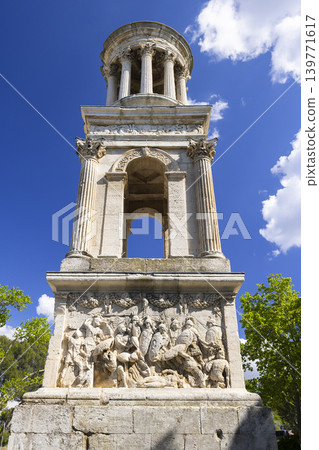 Mausoleum of Glanum, Glanum archaeological site near Saint-Remy-de-Provence, Provence, France 139771617