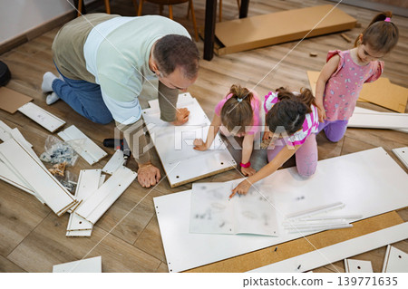 Building memories while assembling furniture with kids Building memories while assembling furniture with kids 139771635