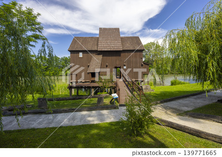 Water wheel mill and open-air museum in Jelka, Slovakia Water wheel mill and open-air museum in Jelka, Slovakia 139771665
