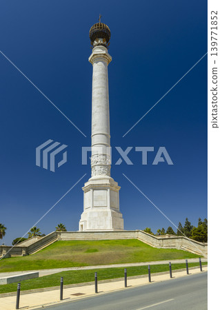 Monument to Discoverers (Monumento a los Descubridores), Palos de la Frontera, Province of Huelva, Andalusia, Spain Monument to Discoverers (Monumento a los Descubridores), Palos de la Frontera, Province of Huelva, Andalusia, Spain 139771852