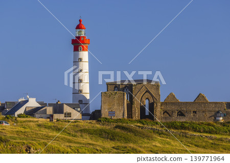 Saint-Mathieu Lighthouse, Pointe Saint-Mathieu in Plougonvelin, Finistere, France 139771964