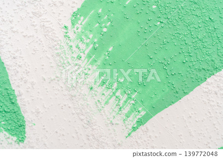 Abstract design background with green paint. 139772048