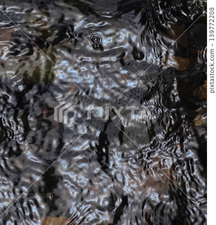 The ripple pattern looks as if it has eyes. The ripple pattern looks as if it has eyes. 139772208