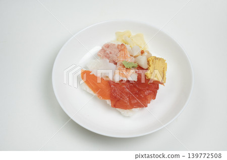 White background and seafood bowl White background and seafood bowl 139772508