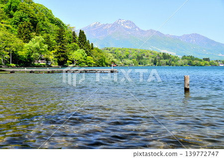View of Mt. Myoko from the shore of Lake Nojiri (Shinano-machi, Nagano Prefecture) [May 2026] 139772747