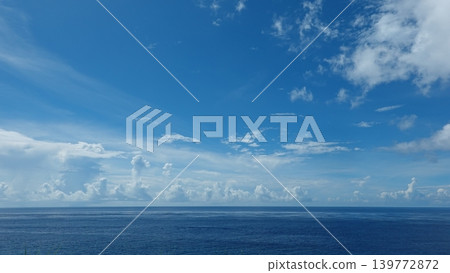 美麗的熱帶海洋和天空 美麗的熱帶海洋和天空 139772872