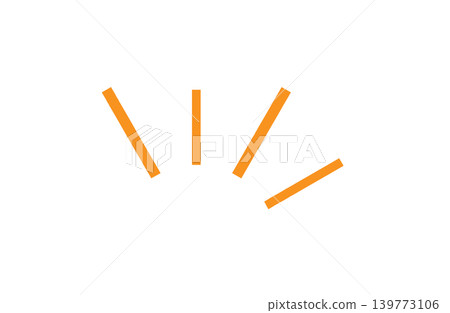 Simple orange alert icon Simple orange alert icon 139773106