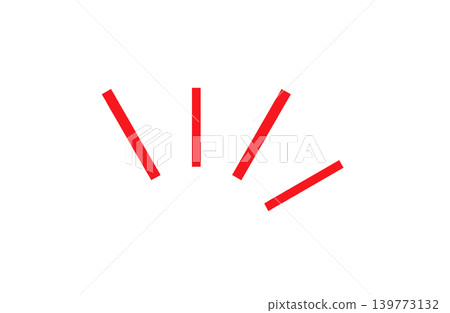 Simple red awareness icon 139773132