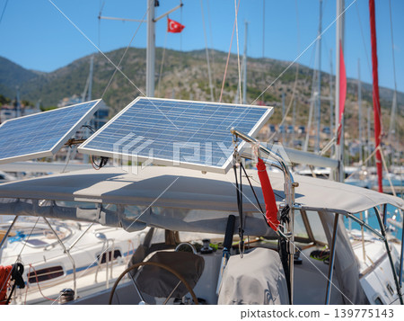 Sailing Yacht Equipped With Solar Panels For Green Energy Finike Sailing Yacht Equipped With Solar Panels For Green Energy Finike 139775143