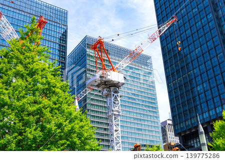 Construction site of skyscrapers Construction site of skyscrapers 139775286